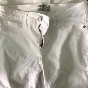 Abercrombie white jeans